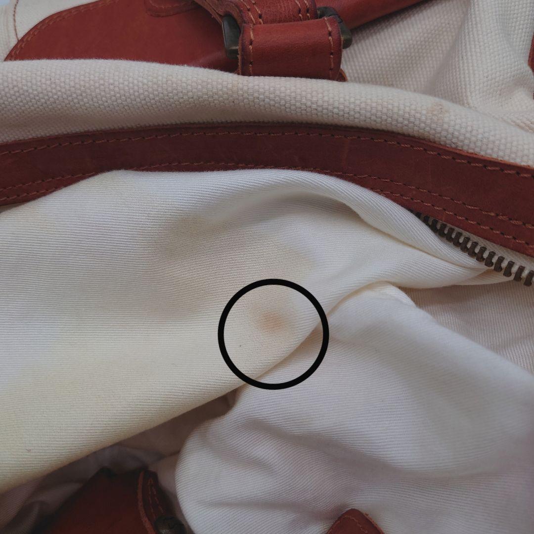 CAMPOMAGGI　カンポマッジ　キャンバス　レザーショルダー　バッグ　大容量