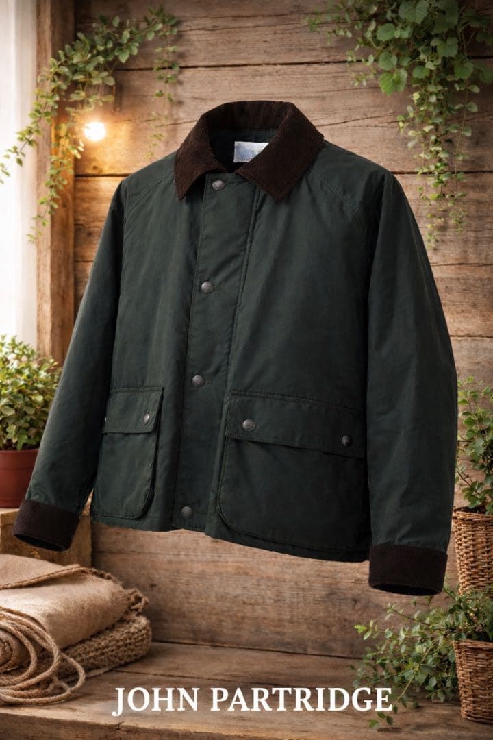 john partridge オイルドジャケット 英国製