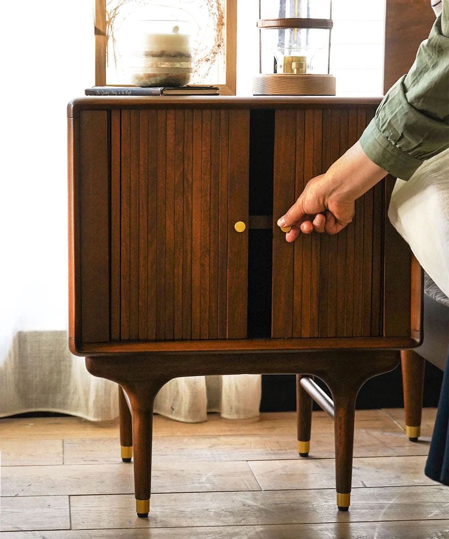 JULIE 2DOOR BEDSIDE TABLE サンダーデザイン