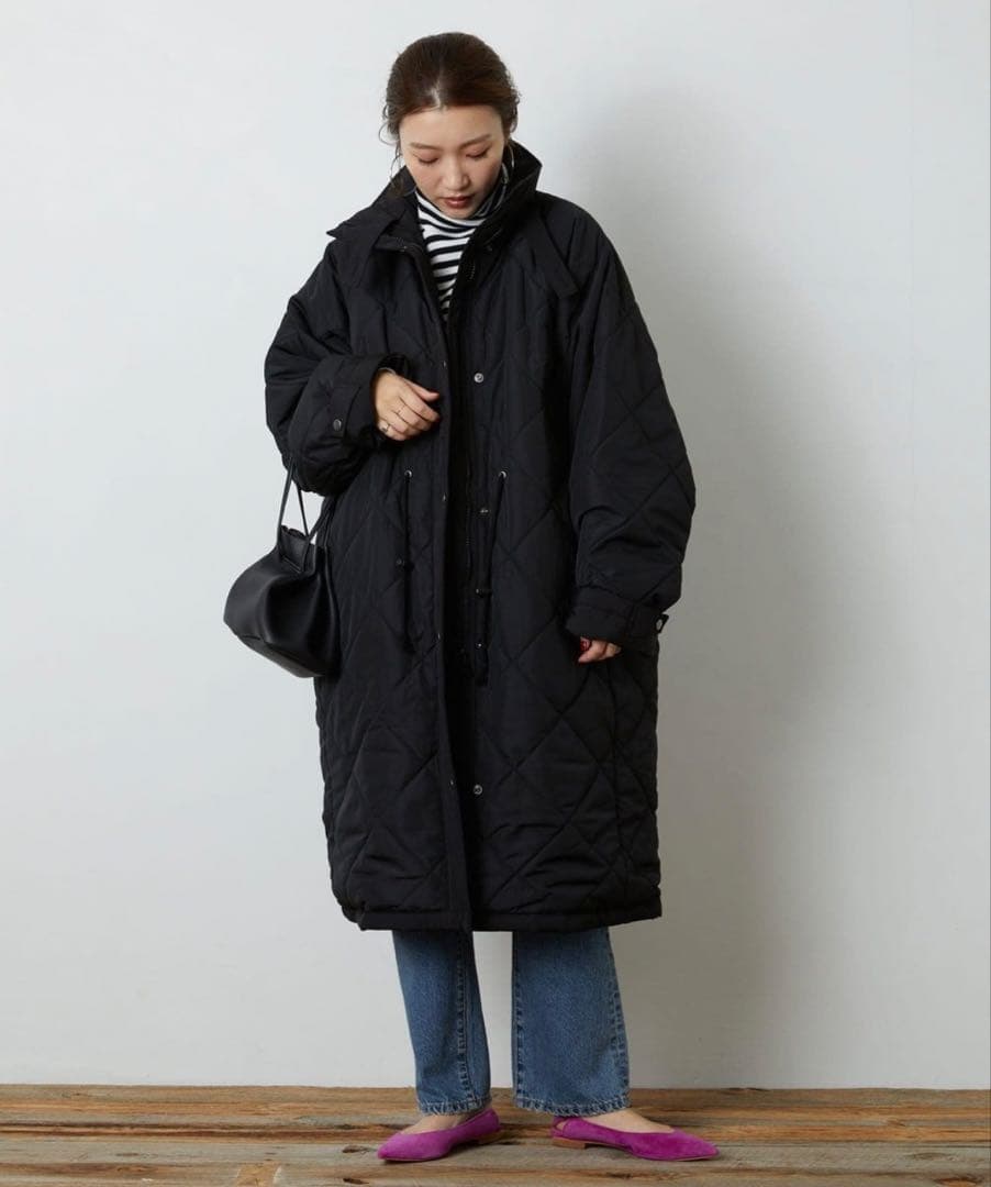 フリークスストア リバーシブルキルティングコート　オーバーサイズ フリー