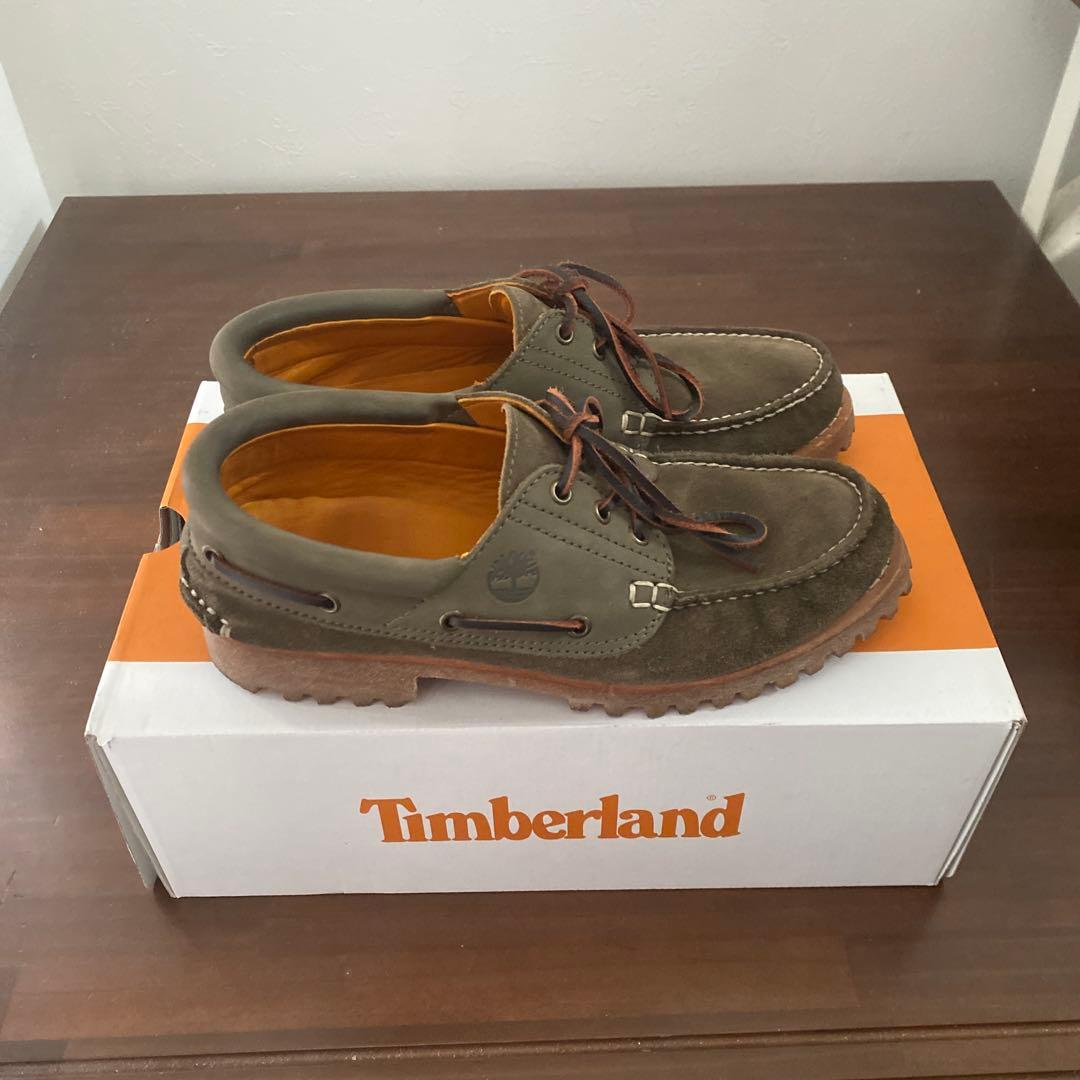 Timberland オリーブグリーン モカシン
