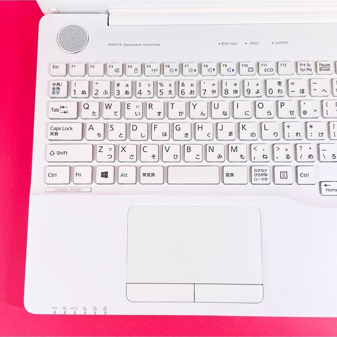 Corei7❣️大容量1TB✨️ブルーレ✨️薄型ノートパソコン✨️可愛い白✨️カメラ付き