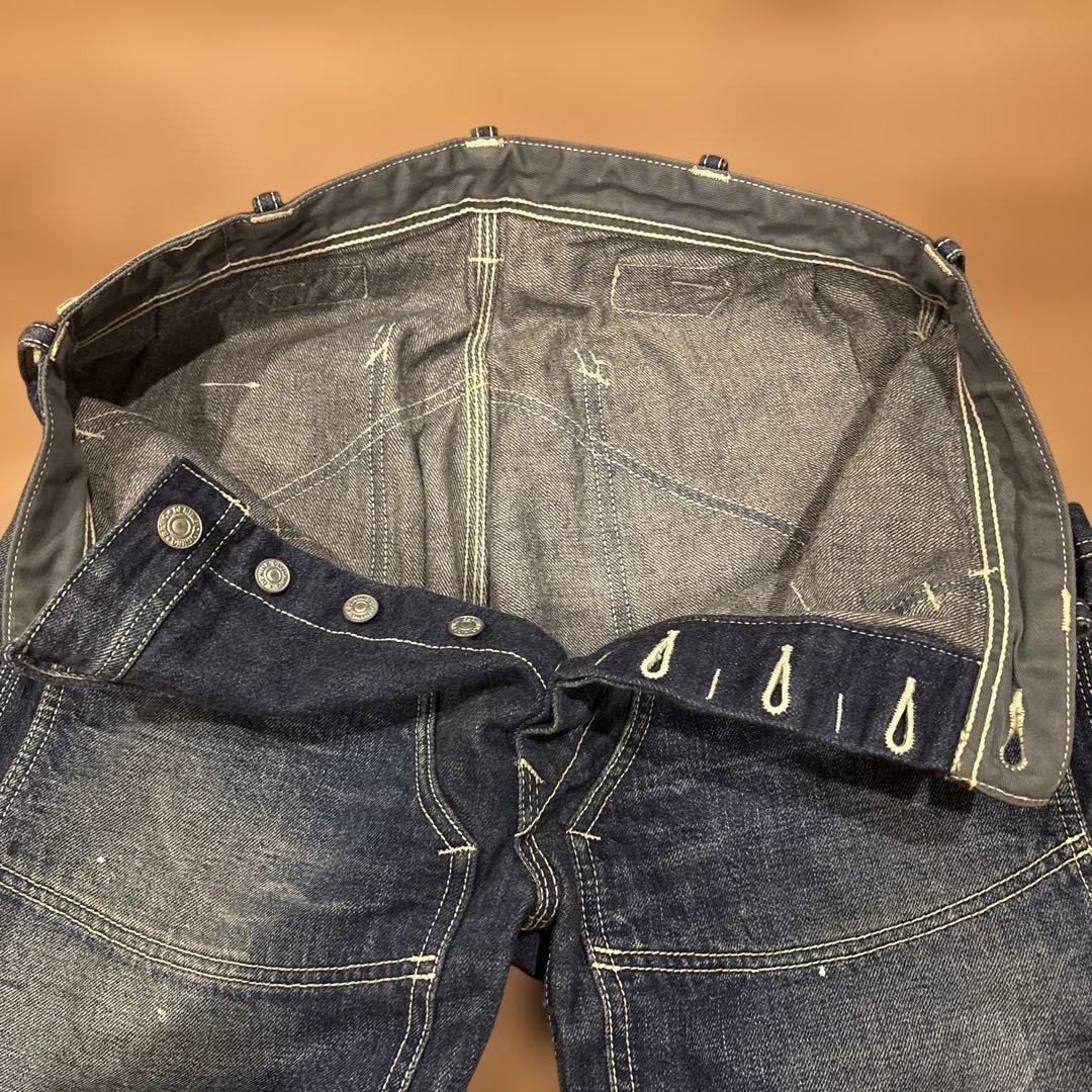 DENIME ペインターパンツワークパンツ インディゴ