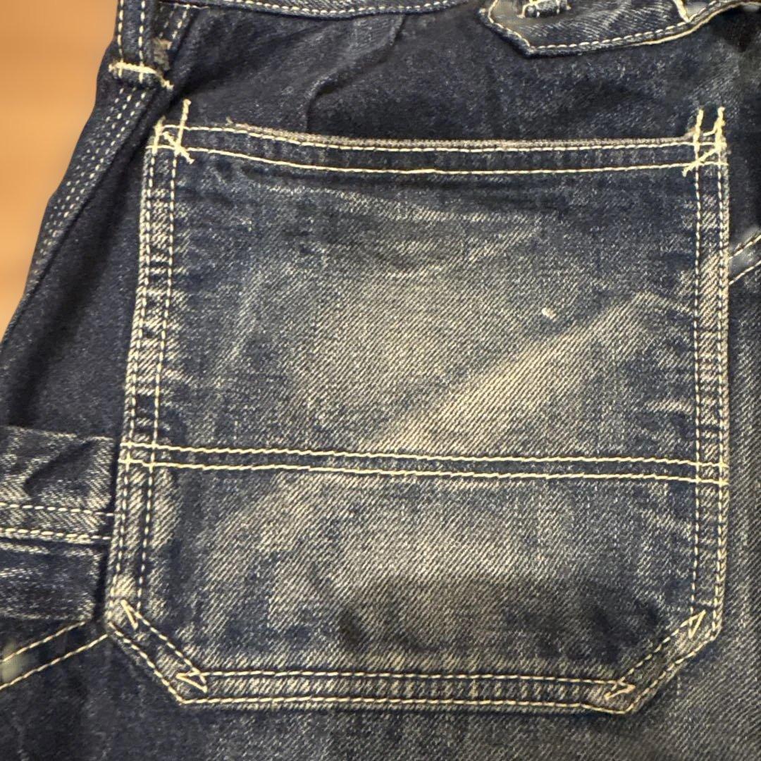 DENIME ペインターパンツワークパンツ インディゴ