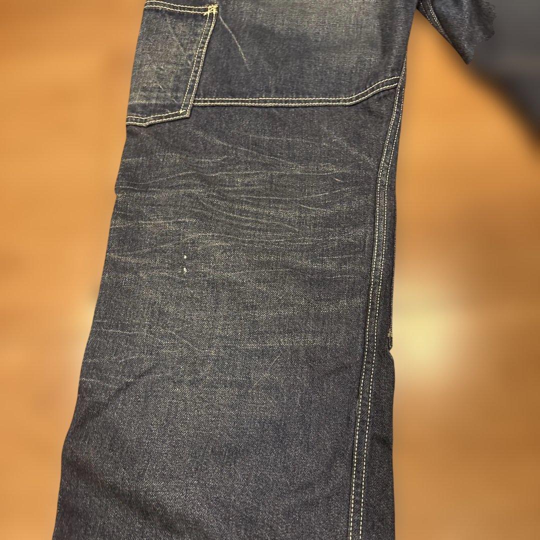 DENIME ペインターパンツワークパンツ インディゴ
