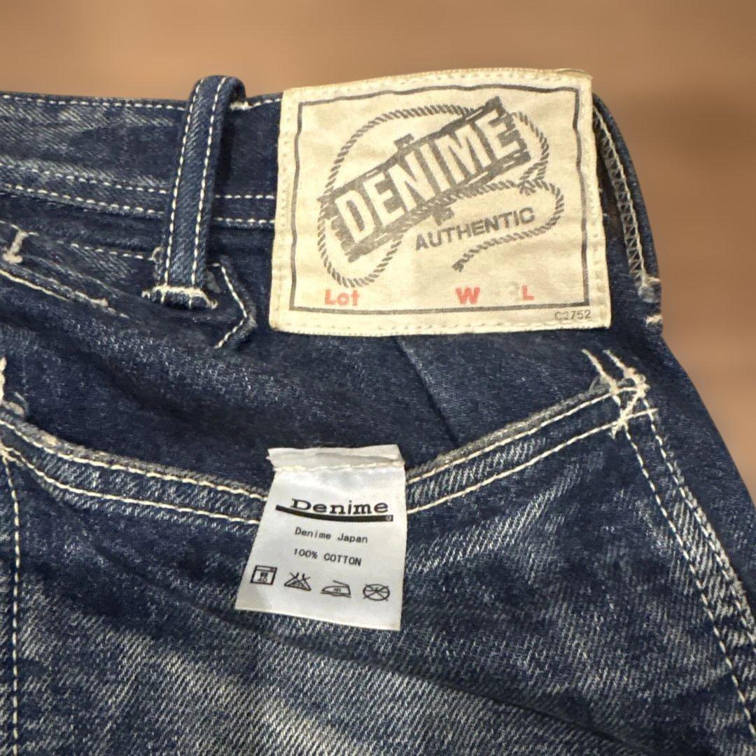 DENIME ペインターパンツワークパンツ インディゴ