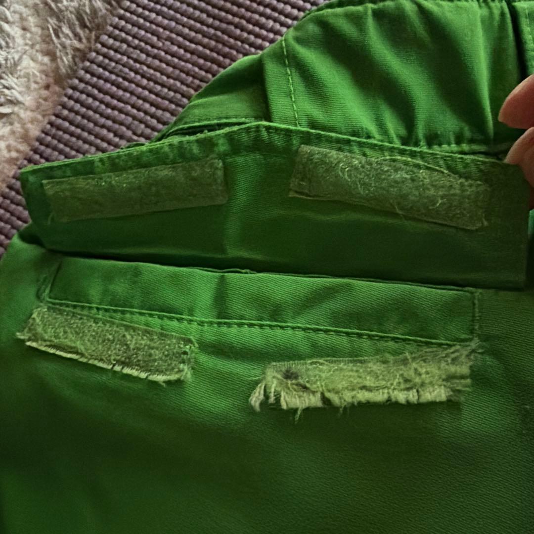 Burton スノーボードウェアセット グレーとグリーン　キッズMサイズ