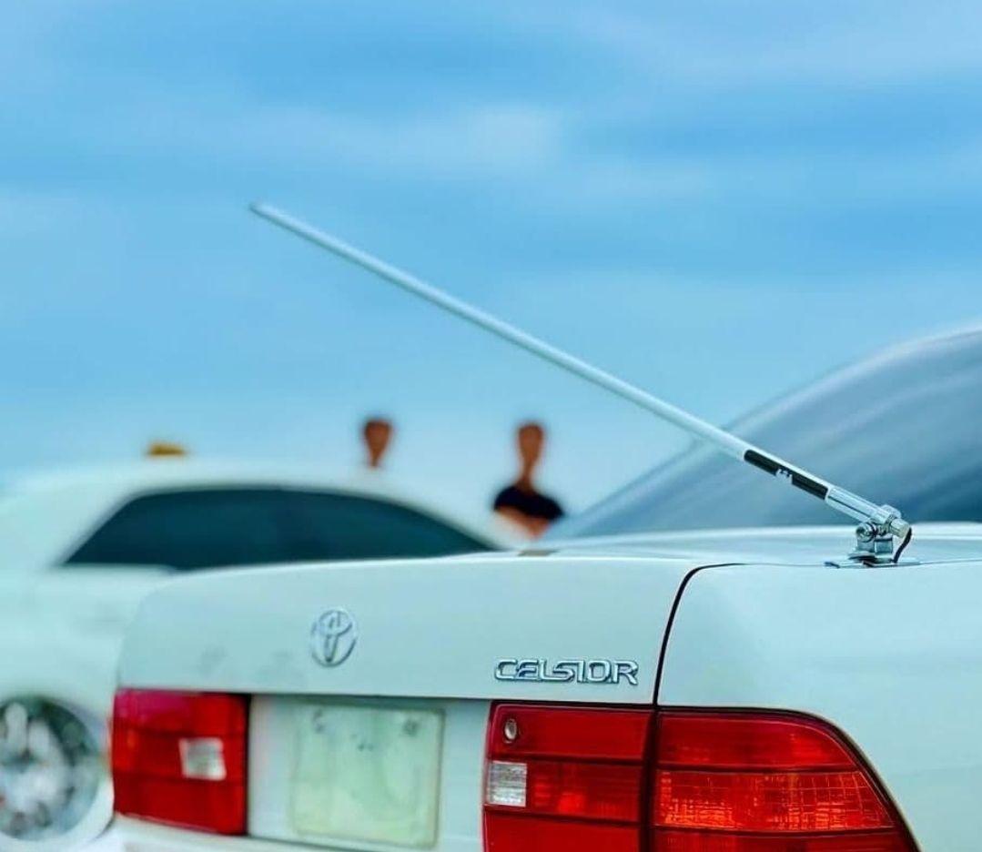 最新作！送料込！VIPアンテナ黒　本物ジャンクションプロデュース