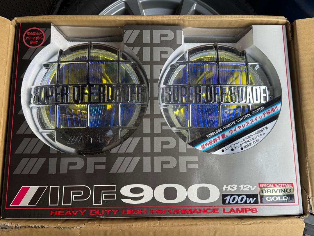 か*お様 IPF フォグランプ ハロゲン　ゴールドレンズ　　S-9M33 2個