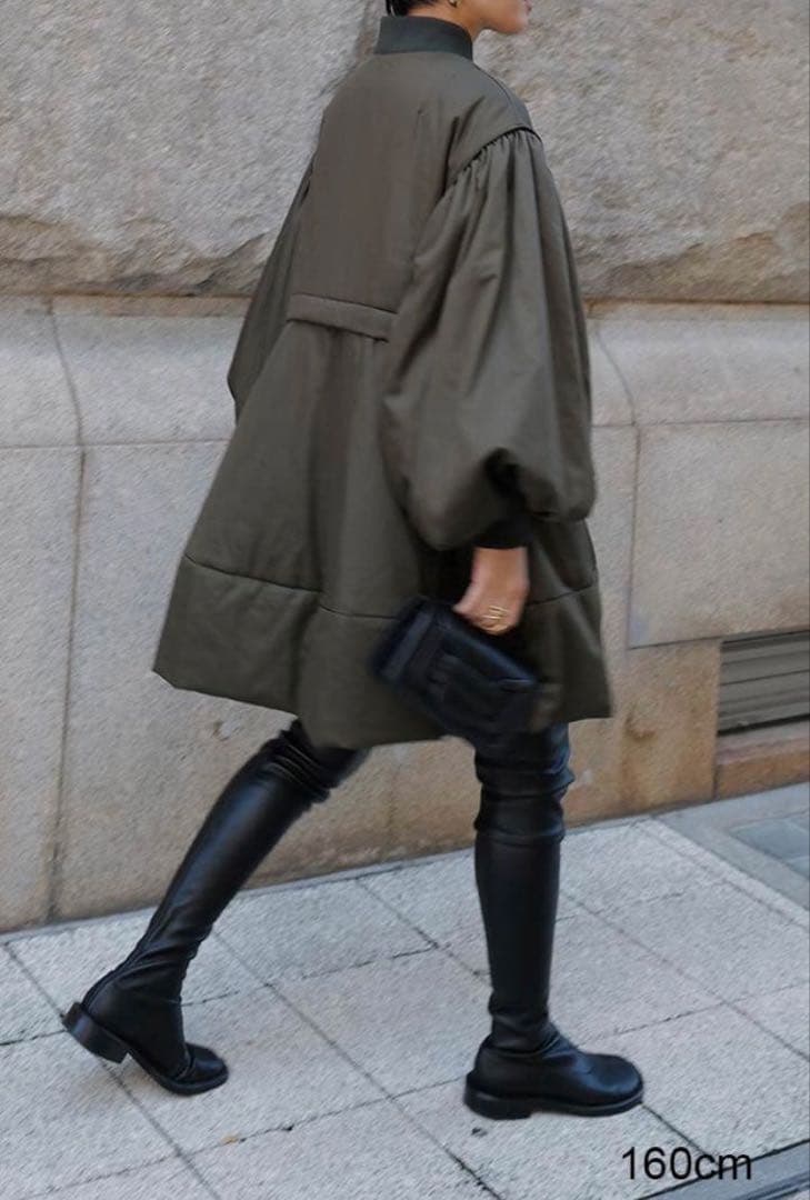 【完売品】machatt マチャット トップサーモフォルムコート カーキ