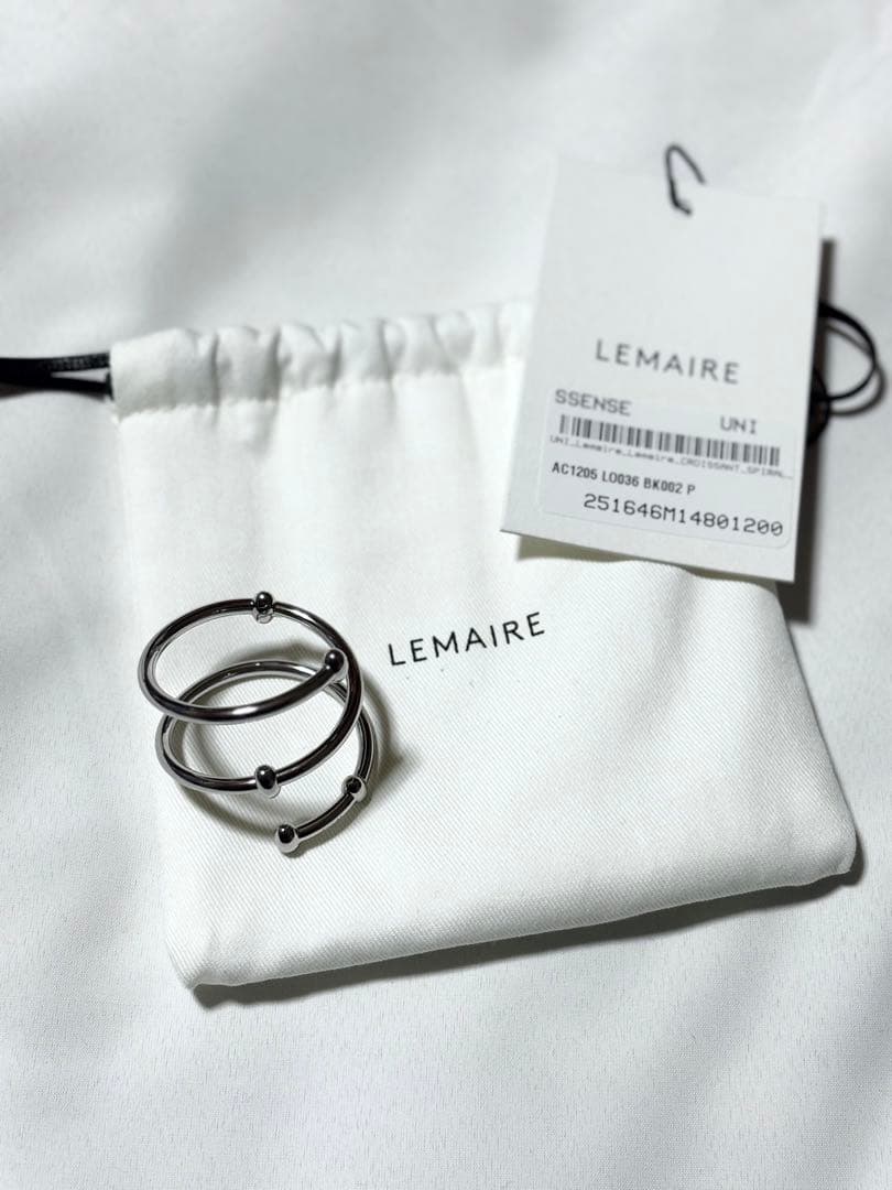 ルメール LEMAIRE CROISSANT SPIRAL JEWELRY