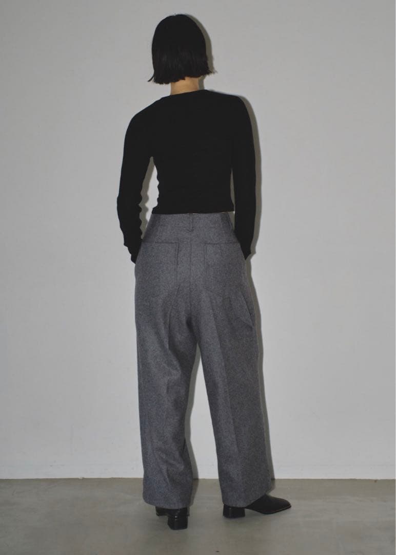 【TODAYFUL】ウールペインターパンツ グレー 38