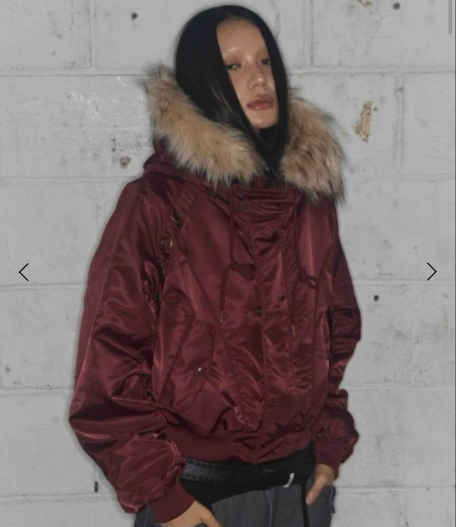 FANCY CLUB アイレットファーMA-1