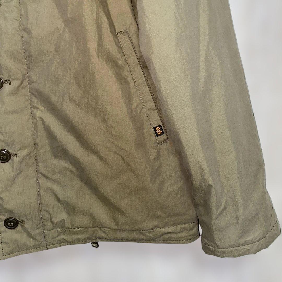 アルファ ALPHA N-1 デッキジャケット サイズL カーキ