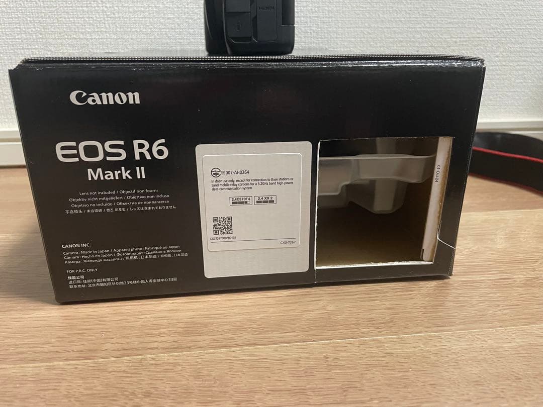 Canon EOS R6 Mark II 本体と付属品