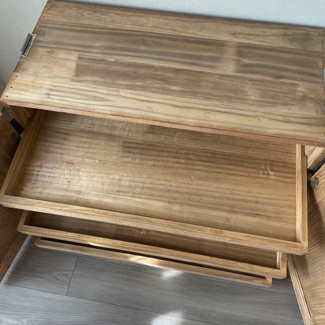 25)桐箪笥　アンティーク　チェスト　テレビ台　和箪笥　古家具