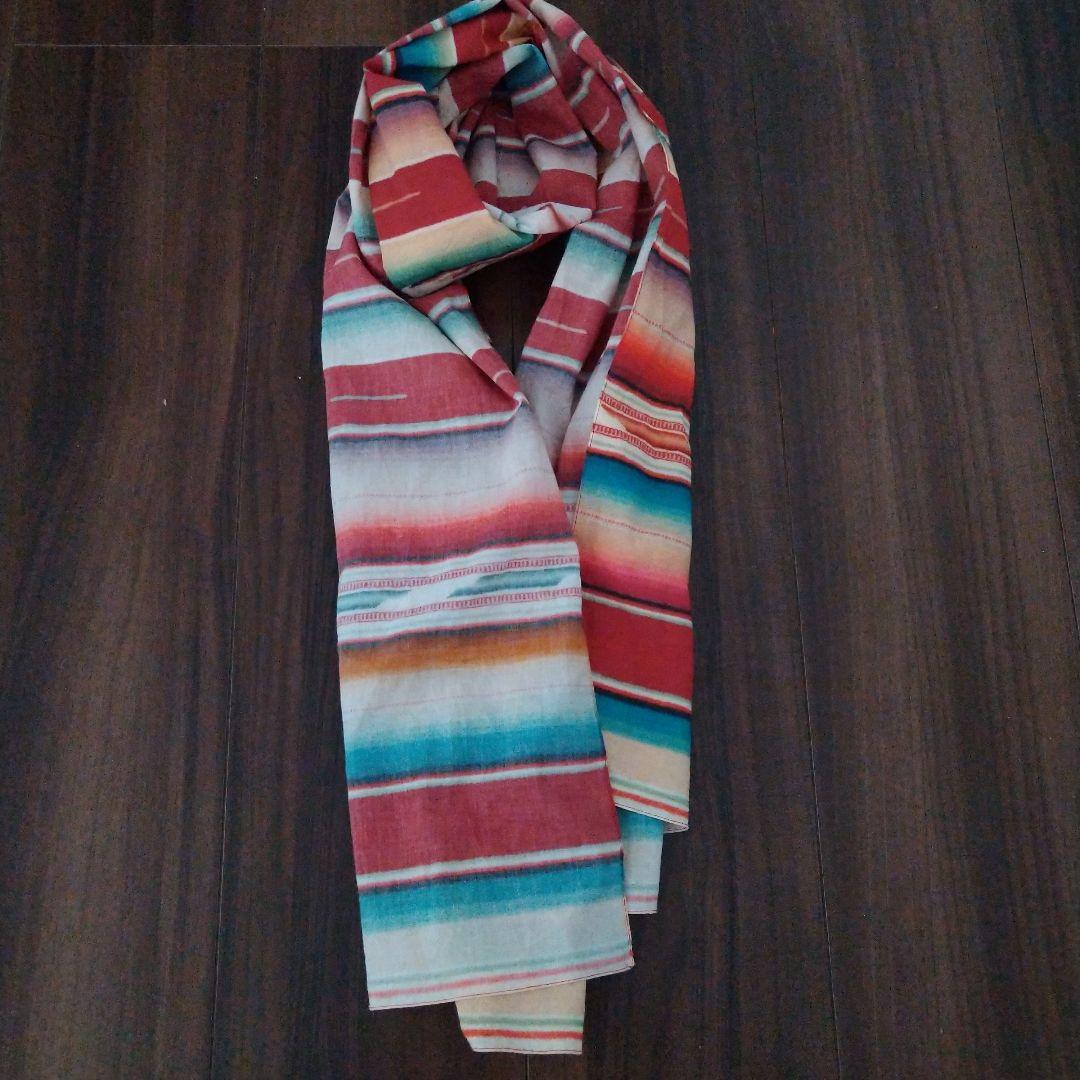 DOUBLE RL & CO. ストライプ ストール