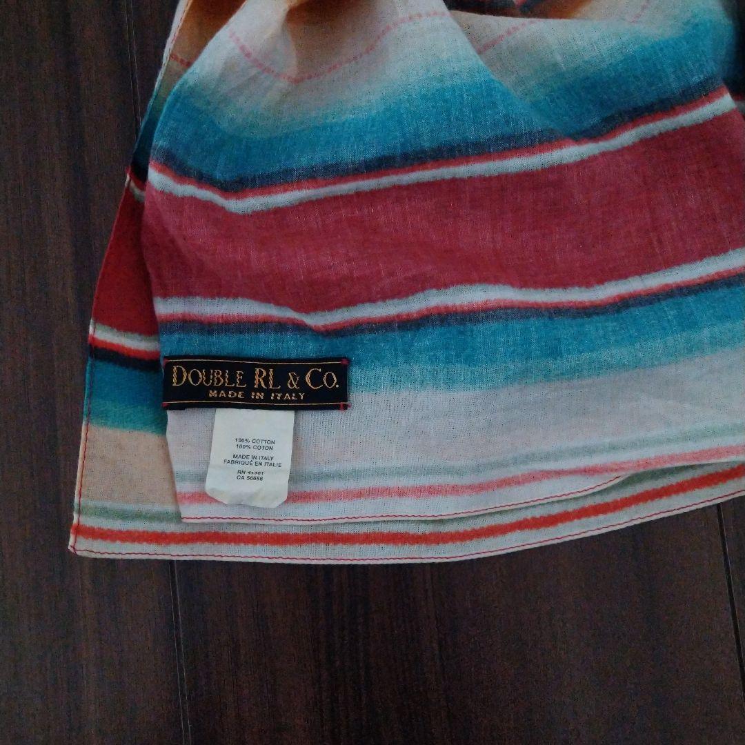 DOUBLE RL & CO. ストライプ ストール