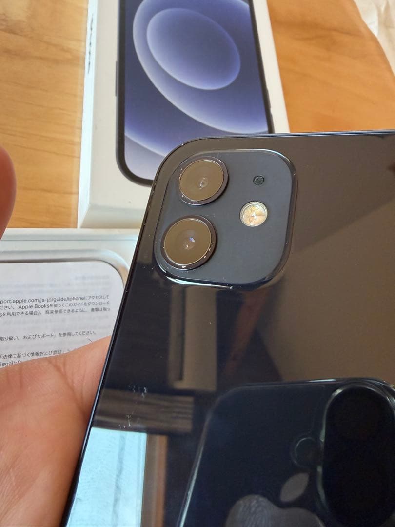 iPhone12 128GB 新品ガラスフィルム 箱付