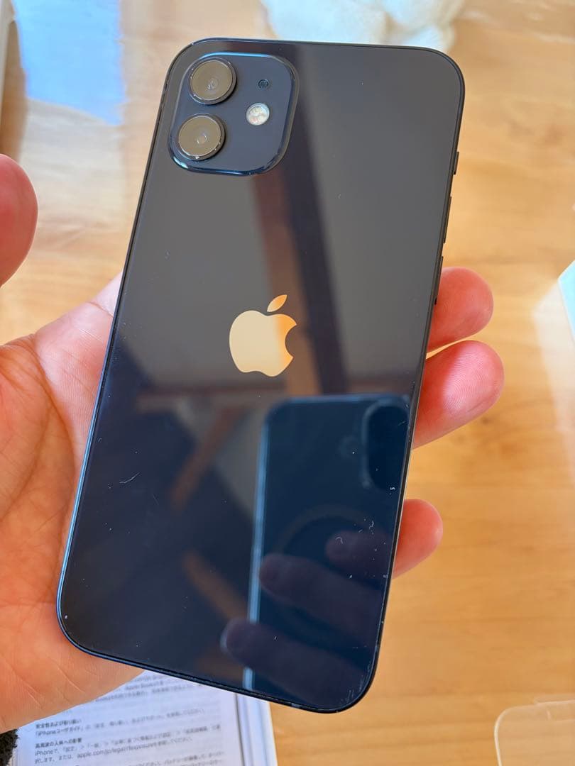iPhone12 128GB 新品ガラスフィルム 箱付