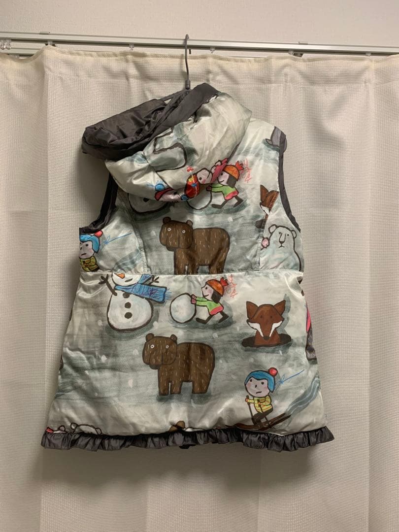 アルベロベロ　リバーシブルダウンベスト