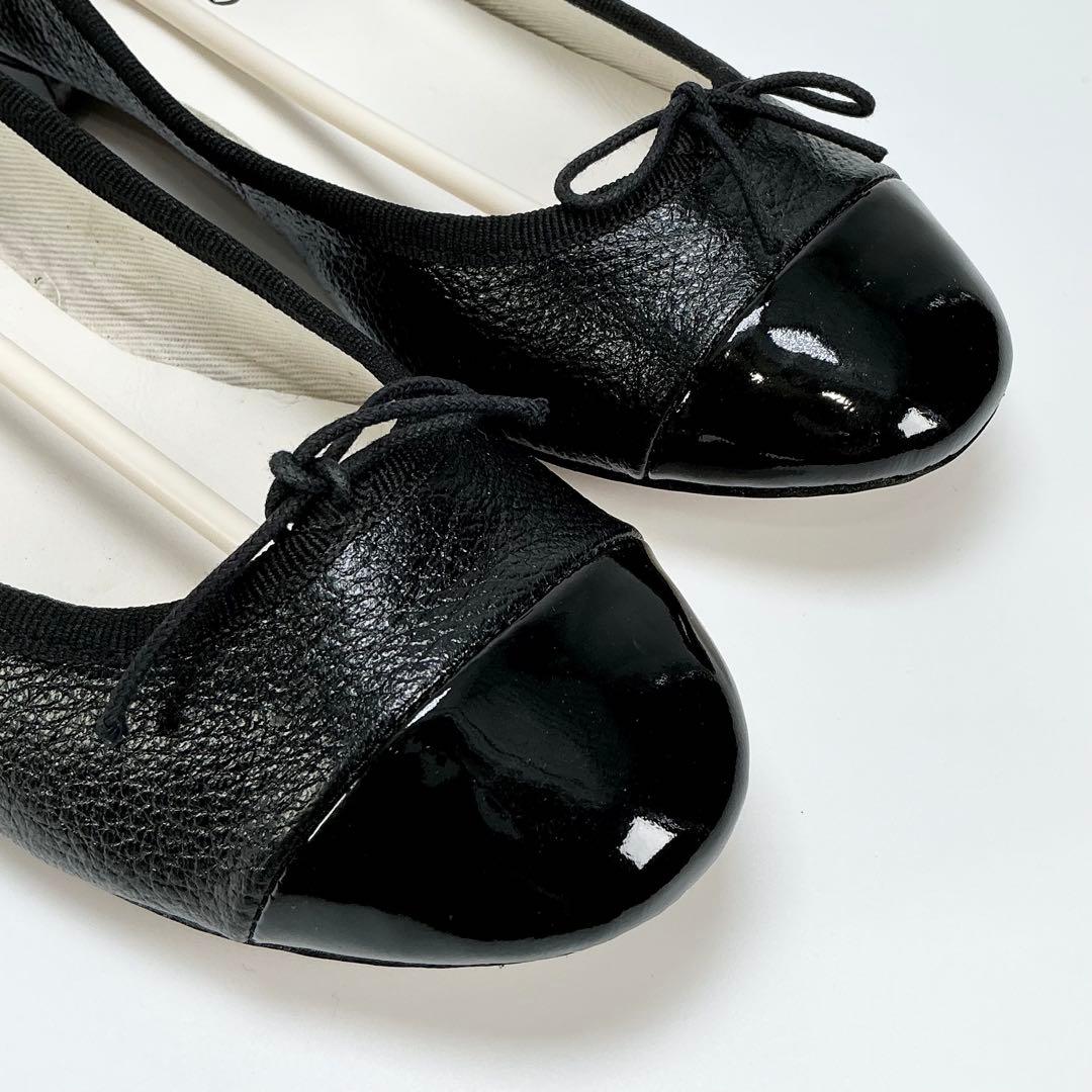 repetto 　バレエシューズ　フラット　パンプス　レザー　ブラック
