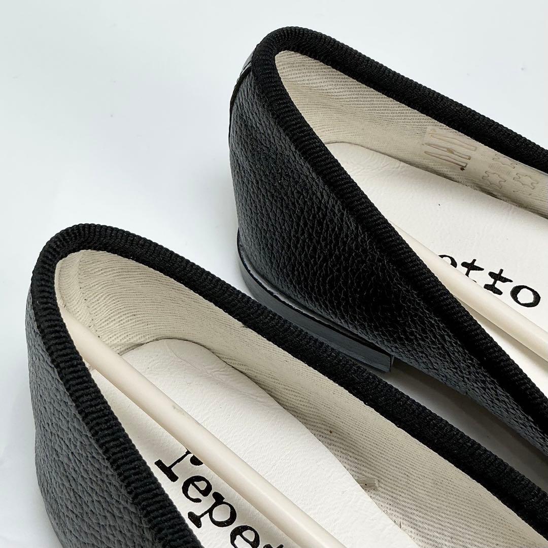 repetto 　バレエシューズ　フラット　パンプス　レザー　ブラック