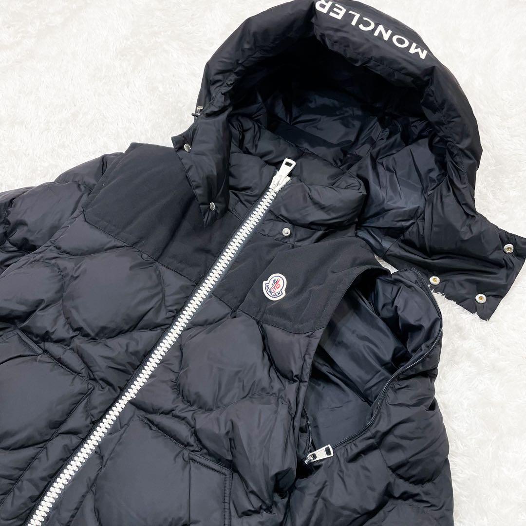 極美品 MONCLER モンクレール 2WAY ダウンジャケット 黒 L