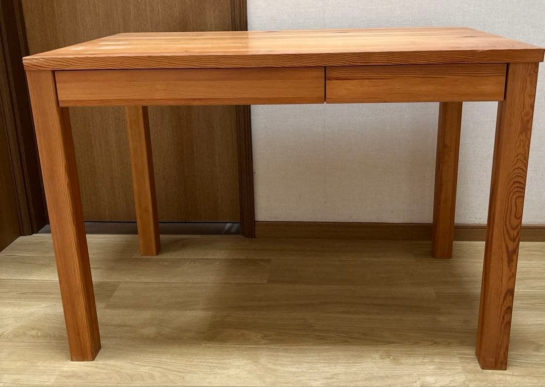 無印良品　パイン材　学習机　勉強机