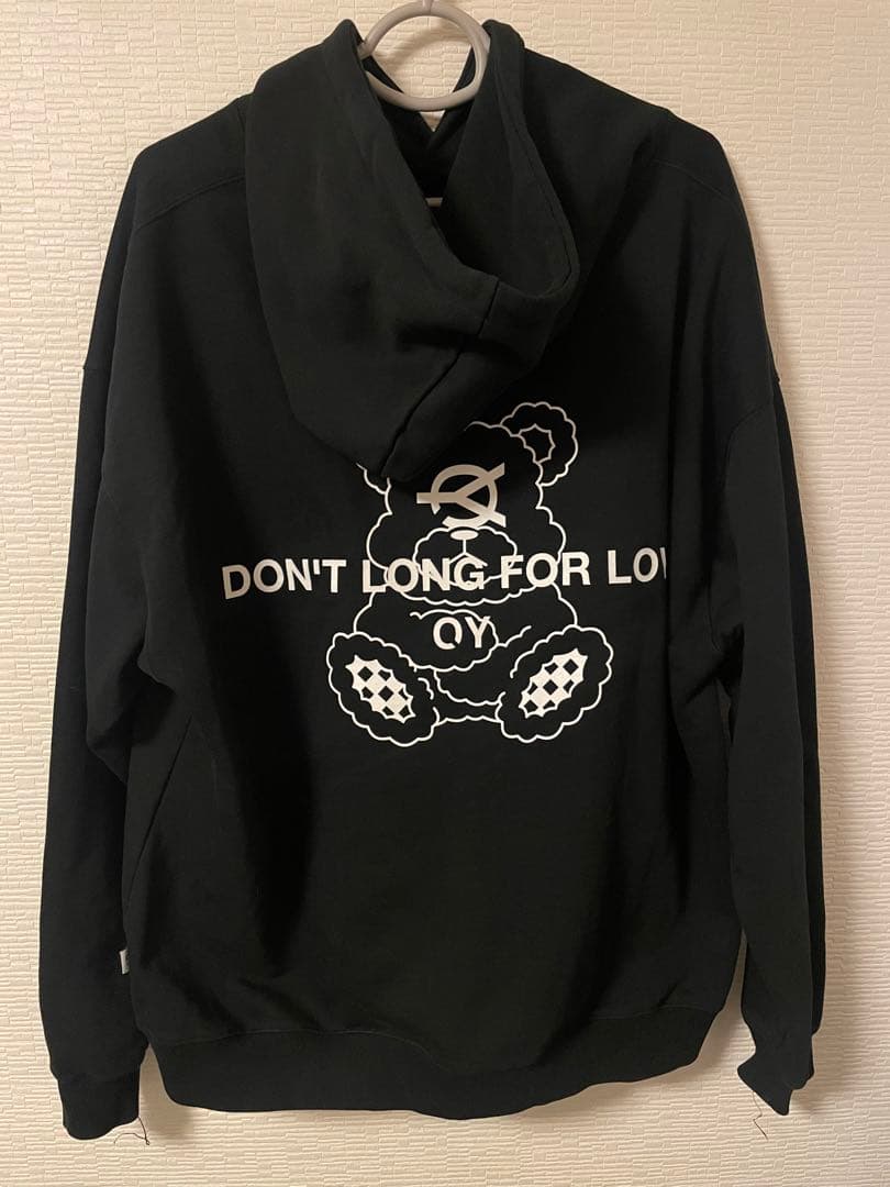 OY オーワイ ODOLLY BEAR クマ 熊 プルオーバー パーカー 黒