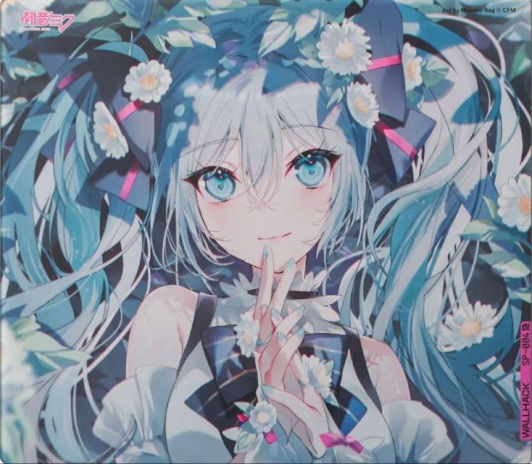 【新品未開封】WALLHACK SP-004 初音ミク ガラスマウスパッド完売品