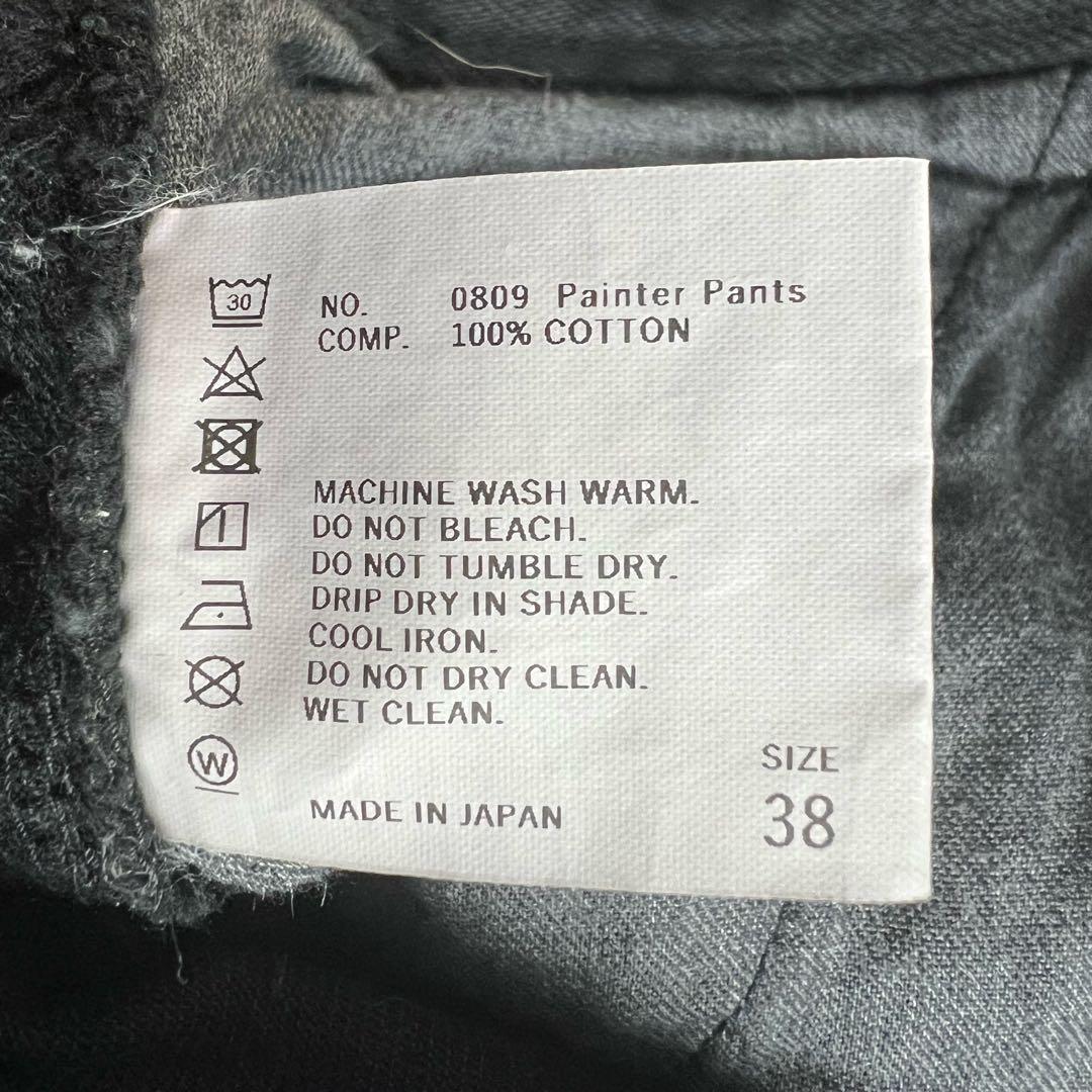 シシクイ THE SHISHIKUI Painter pants BLACK38