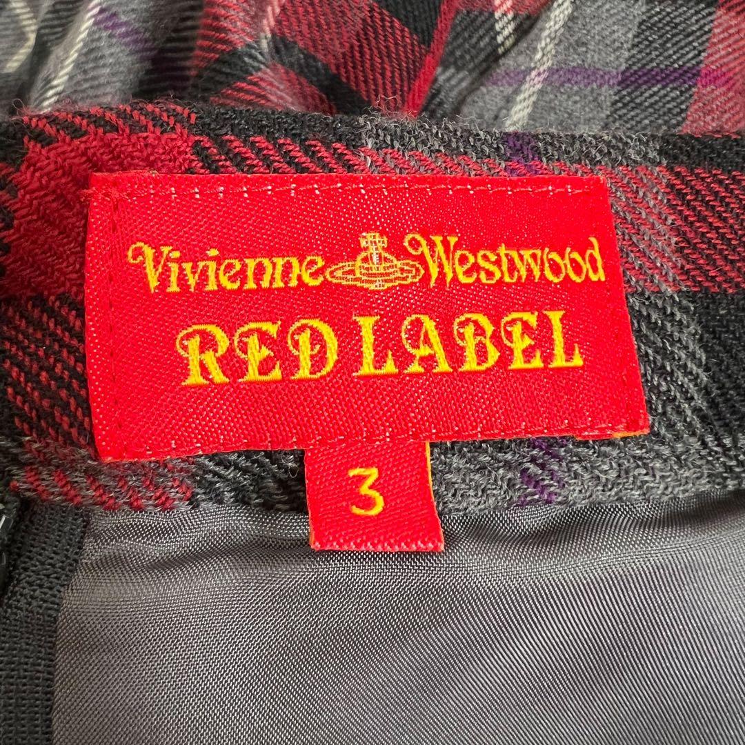 ヴィヴィアンウエストウッド　ティアード　ミニ　スカート　チェック　変形