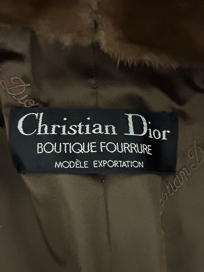 d*2様 ★Christian Dior 毛皮ミンクコートレディース9-11サイ