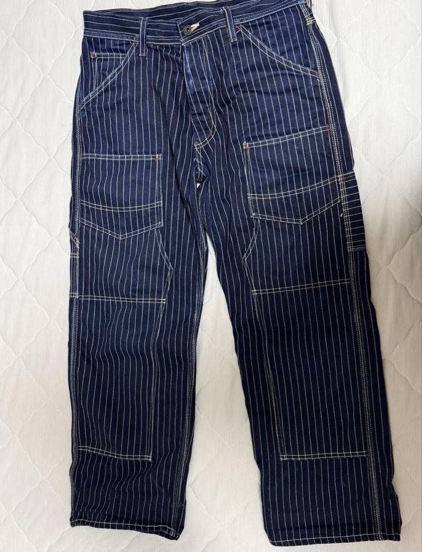 【希少】　eight-g ウォバッシュデニム　ダブルニー