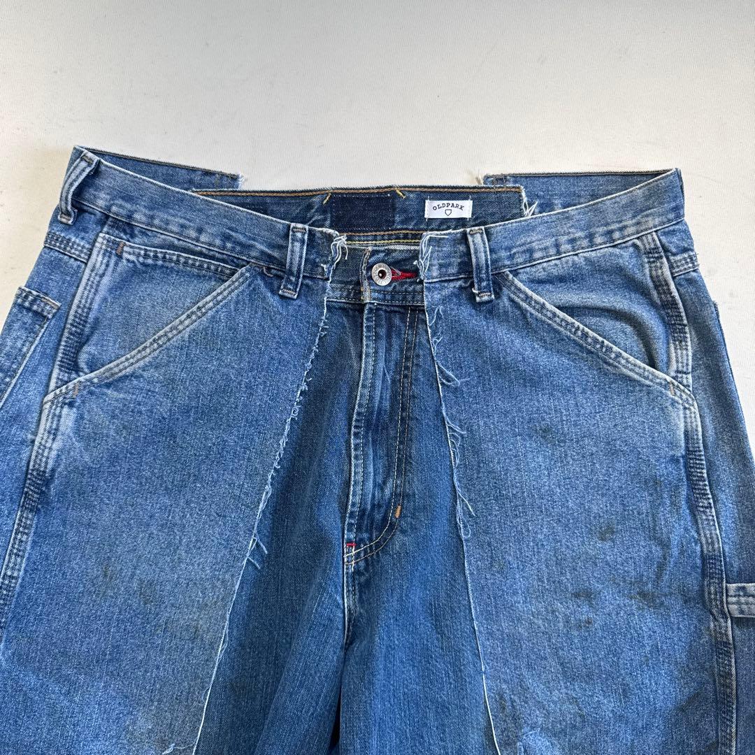 OLDPARK オールド パーク BAGGY PAINTER PANTS XL