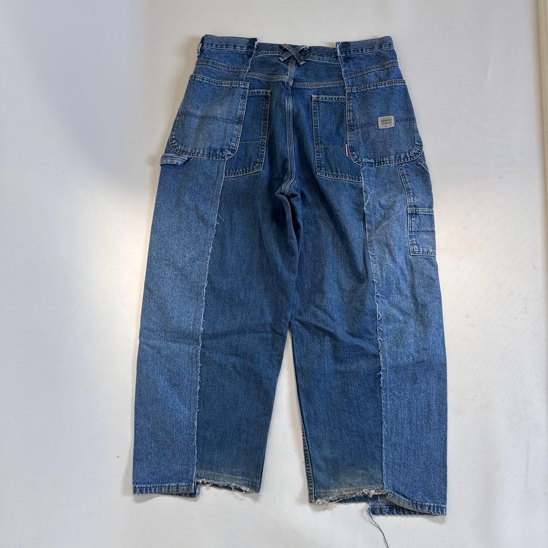 OLDPARK オールド パーク BAGGY PAINTER PANTS XL