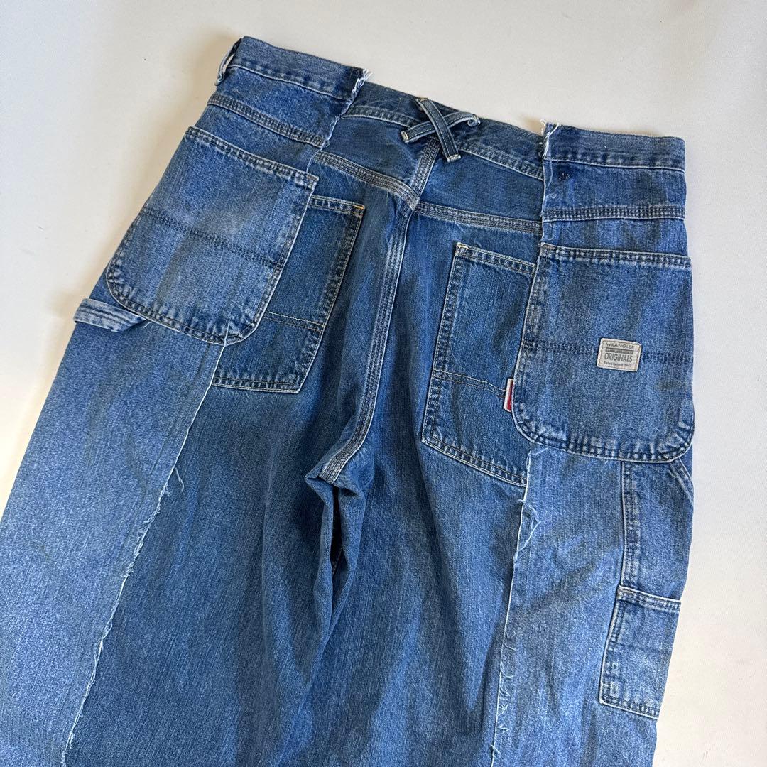 OLDPARK オールド パーク BAGGY PAINTER PANTS XL