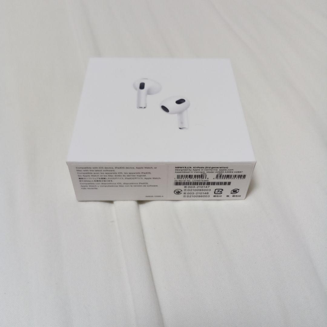 AirPods3本体 ホワイト充電ケース付き箱付き
