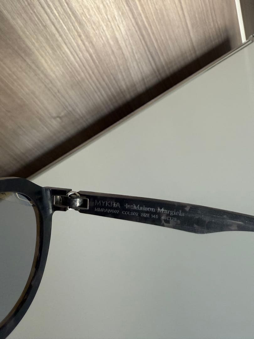 マルジェラ マイキータコラボ RAW サングラス ブルーレンズ メガネ