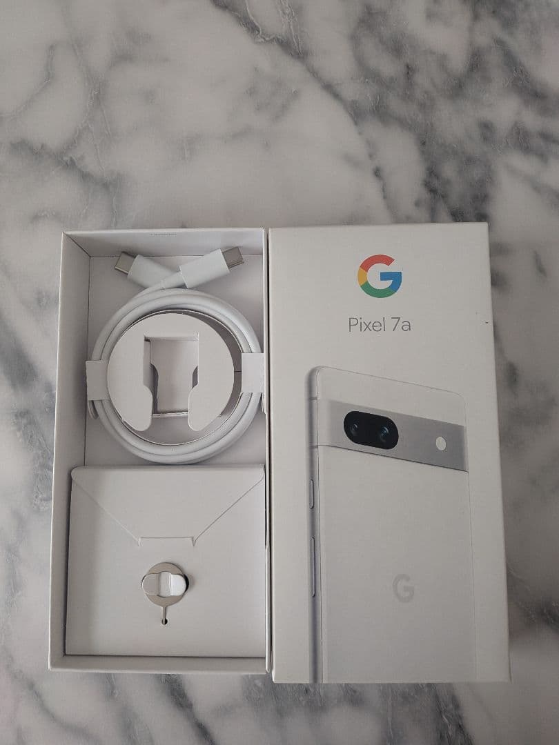 美品 Google Pixel 7a スノー 128GB 本体 SIMフリー
