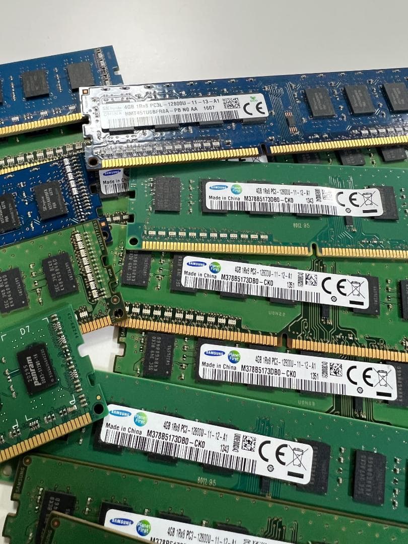 13枚セット まとめ売り メモリ DDR3 12800 8GB 4GB