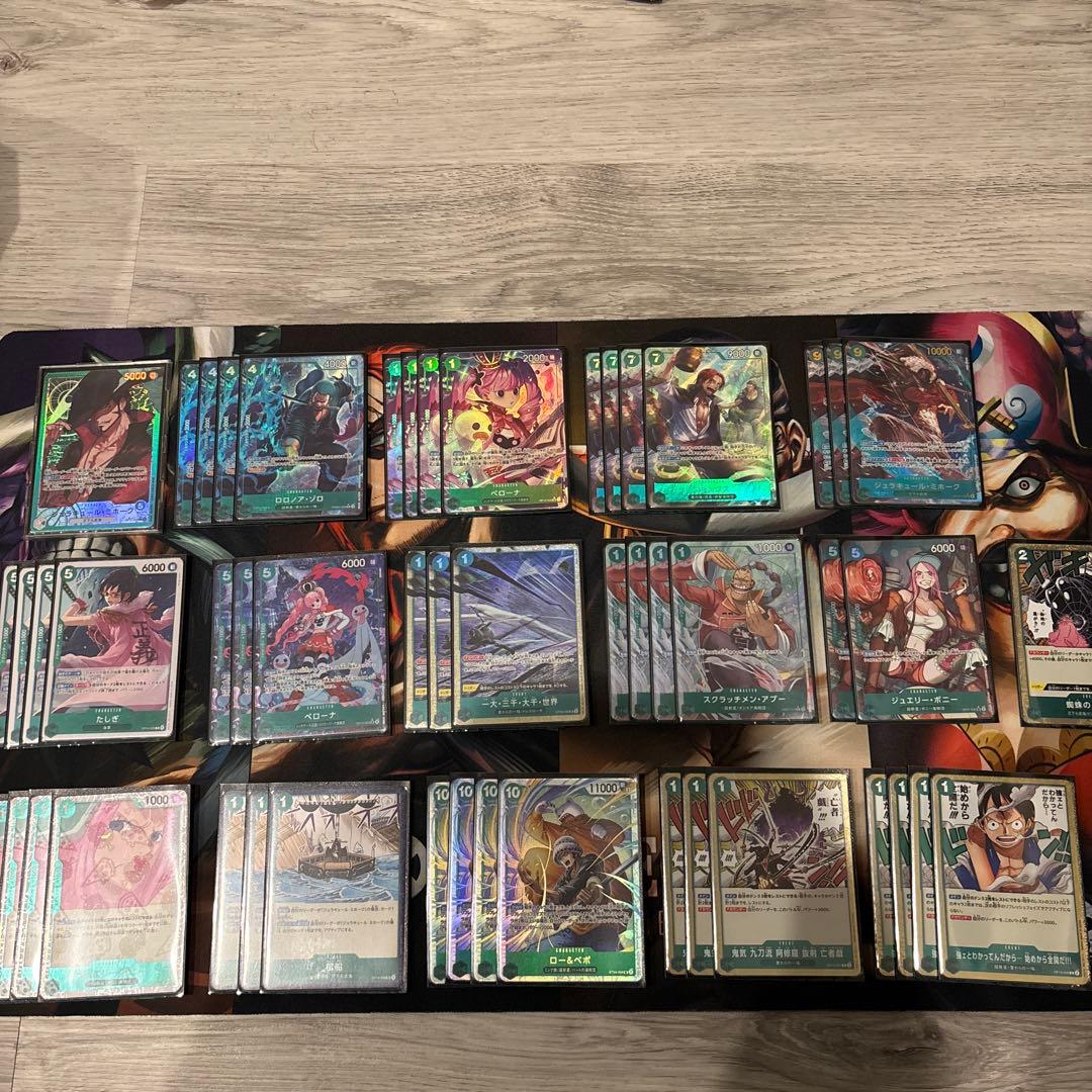 緑ミホーク　パラレル　リーダーパラレル　デッキ