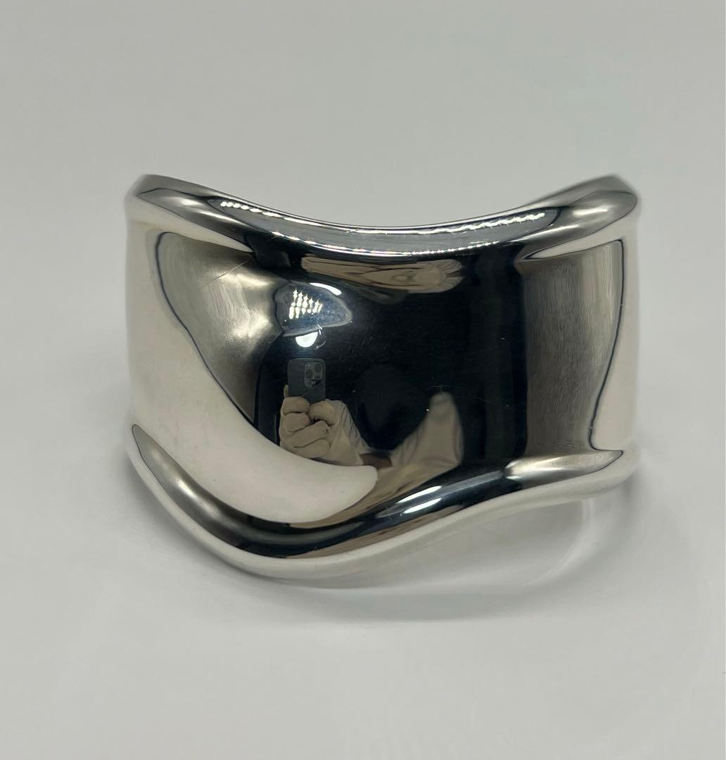 ティファニー TIFFANY エルサペレッティ ボーン カフ バングル スモール