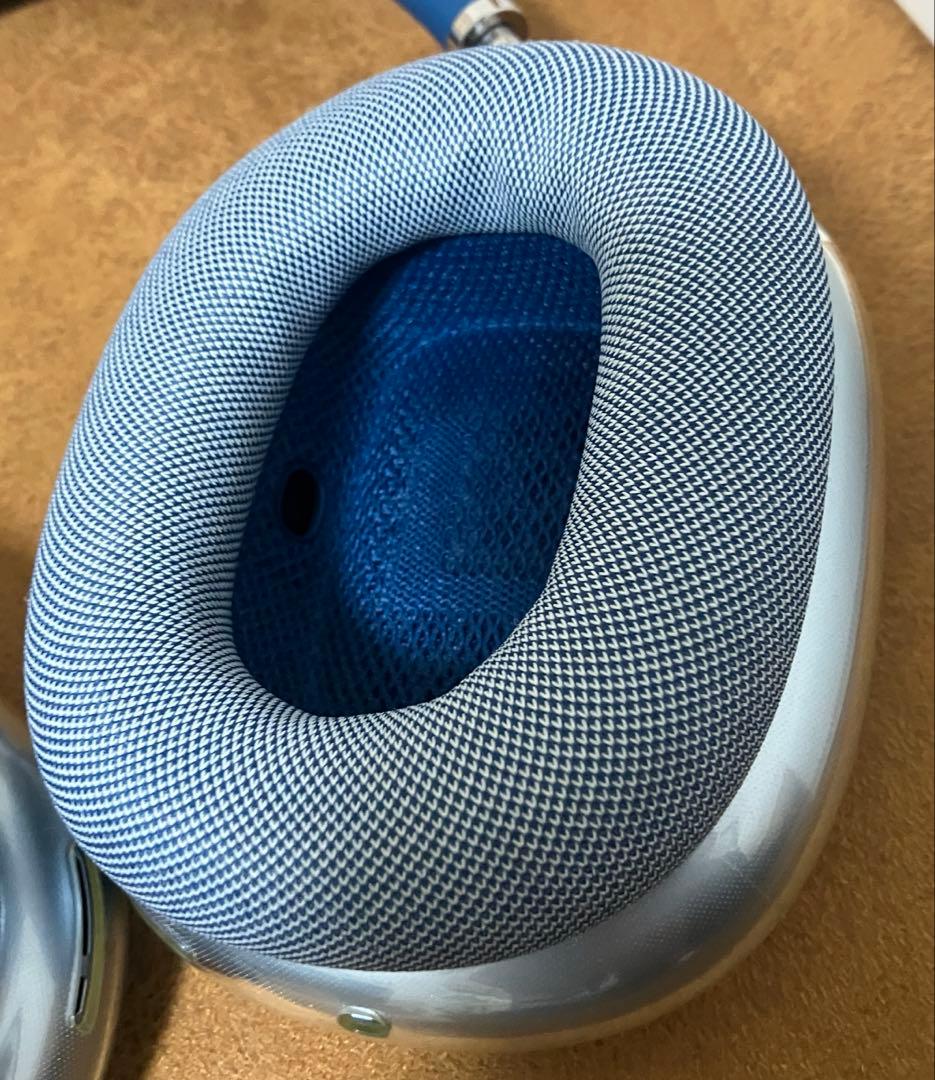 AirPods Max 本体 ブルー ケース付き