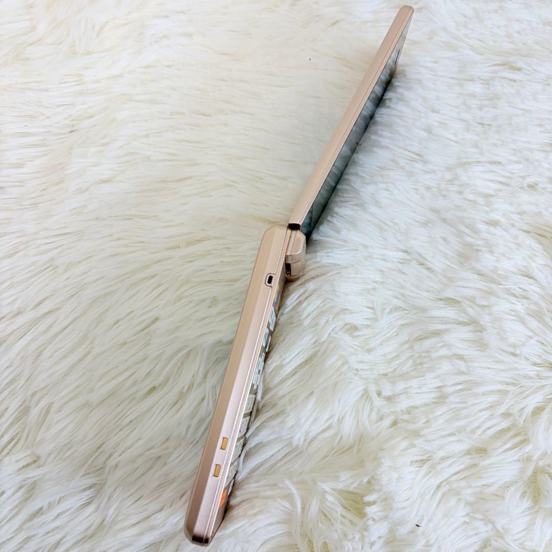 かんたん携帯10 シャープ SHARP ゴールド ガラケー