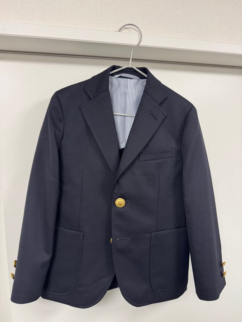 SHIPS KIDS セレモニー ウール メタルボタン ジャケット