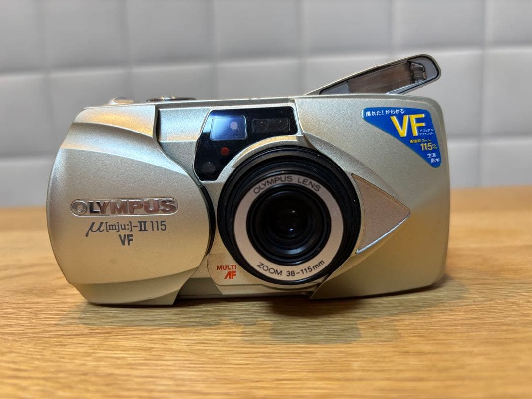 【完動品】【新品電池付】OLYMPUS μ -II 115 VF フィルムカメラ