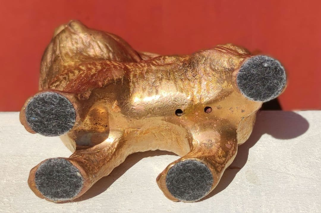 ブロンズ製の招き猫　フランスアンティーク