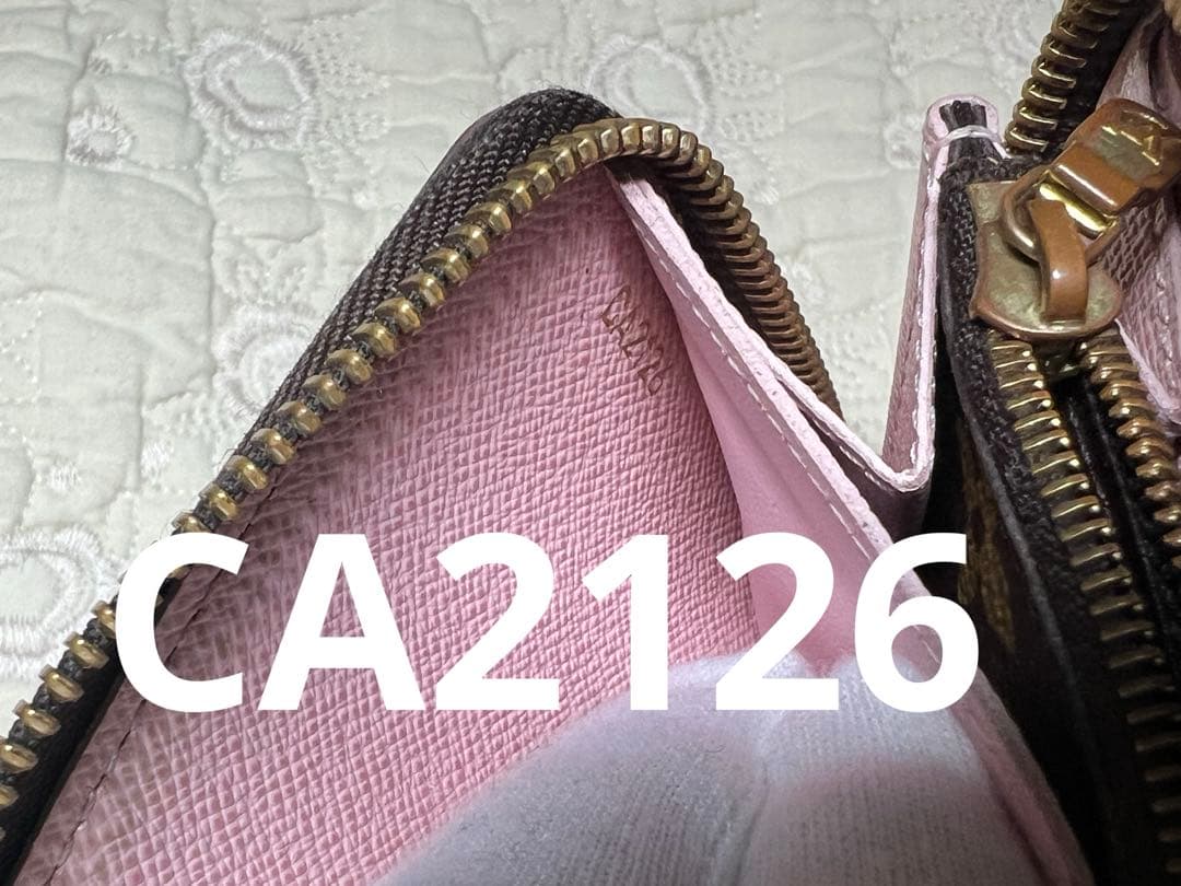 人気　ルイヴィトンクレマンスモノグラム 長財布 ローズバレリーヌ　ピンク